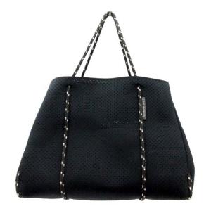 STATE OF ESCAPE ネオプレン バッグ トート ハンド パンチング 黒 ブラック