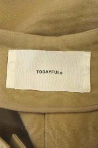 TODAYFUL 21SS ワイドパンツ コットン 38 ベージュ