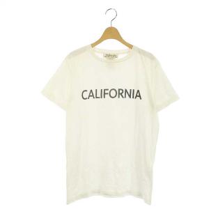 アパルトモン別注 19AW CALIFORNIA T-sh Tシャツ カットソー ロゴ 半袖 F 白 ホワイト