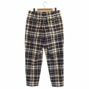 Drawer Fox Brother 20SS テーパードパンツ チェック 38 マルチカラー