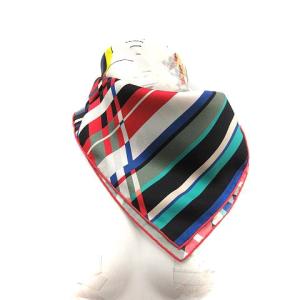 HERMES カレ90 フォト フィニッシュ PHOTO FINISH スカーフ シルク 総柄