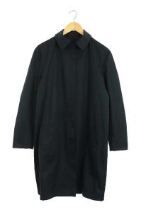 GUCCI リバーシブル ステンカラー コート ジップアップ ロング 40 黒 