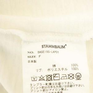 STAMMBAUM 81プリントカットソー Tシャツ 長袖 アパルトモン取扱 F 白 黒