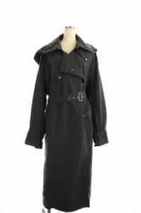 OVER MOTORCYCLE COAT ロングコート F グレー