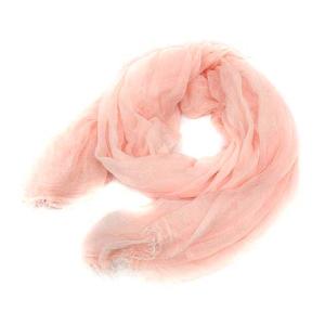 ストール マイクロモダール シルク混 ピンク
