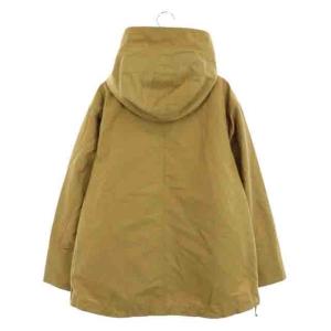 Spick&Span 20AW グログランフーディージップアップジャケット 36 ベージュ