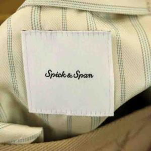 Spick&Span 20AW グログランフーディージップアップジャケット 36 ベージュ
