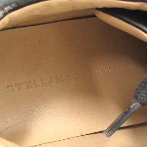 STELLA McCARTNEY スニーカー ローカット フェイクレザー 41 26cm 黒 ブラック 