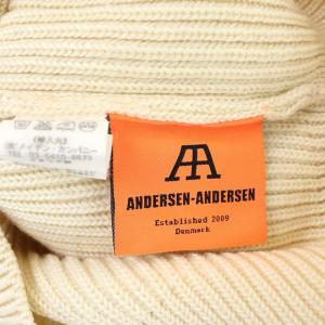 Andersen-Andersen ウール クルーネック ニット セーター 長袖 プルオーバー ウール XXS アイボリー