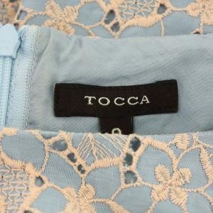 TOCCA SUGAR STICK ひざ丈ワンピース 0 ライトブルー