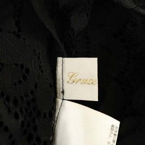 Grace Class 20AW レース マキシ ワンピース ロング 38 黒