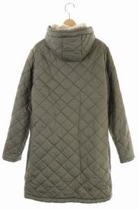 MACKINTOSH 英国製 キルティングコート アウター 裏起毛 ボタンダウン 40 緑 カーキ