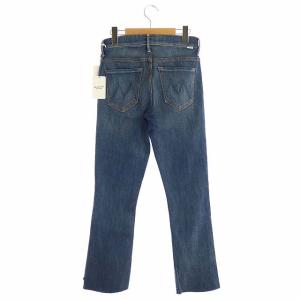 MOTHER 19SS INSIDER ANKLE STEP FRAY カットオフ デニムパンツ ジーンズ フレア ストレッチ 26 青