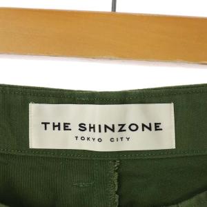 Shinzone ザシンゾーン THE SHINZONE ベイカーパンツ テーパード コットン 36 緑 カーキ