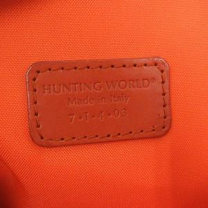 HUNTING WORLD ADOBE トートバッグ レザー ナイロン グレー