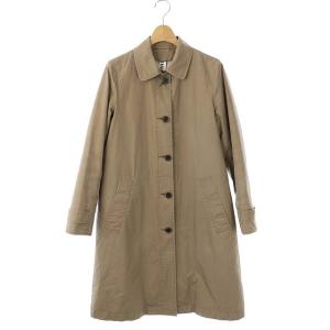 ステンカラーコート ロング ダウンライナー付き 1 茶 ブラウン