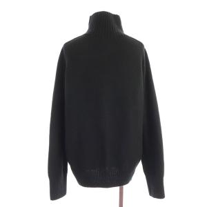 MHL. タートルネックウールニットセーター 長袖 2 黒 ブラック