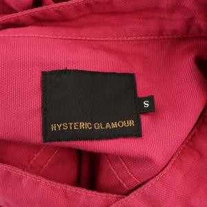 HYSTERIC GLAMOUR ワッペン付ミリタリーシャツ 長袖 S ピンク