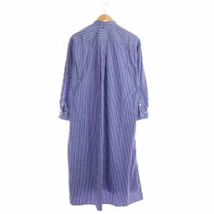 AMERICANA L'Appartement 別注 ストライプシャツワンピース ブルー ホワイト