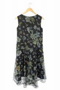 Grace Class 18SS メッシュボタニカルワンピース マルチカラー