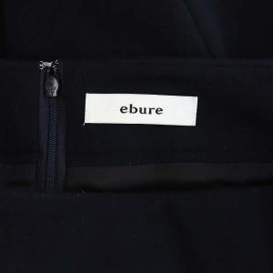 ebure タイトスカート ロング スリット ネイビー