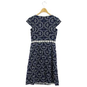 TOCCA 19SS MOSAIC ドレスワンピース ネイビー