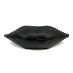 SYBILLA ハンドバッグ レザー ロゴ 黒 ブラック