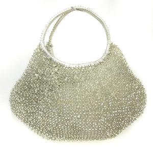 ANTEPRIMA ワイヤーバッグ ラインストーン シルバー