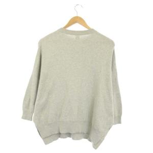 Ron Herman コットンニット プルオーバー クルーネック グレー