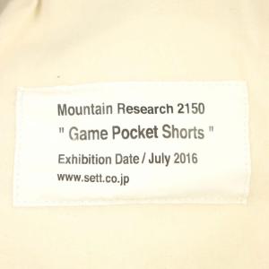 Mountain Research Game Pocket Shorts ショートパンツ ハーフ カーゴ ワーク S 黒 ブラック