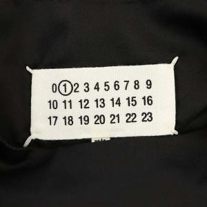 Martin Margiela 1 グラフィック ノースリーブ シルク ワンピース タイト 膝丈 カットオフ クルーネック 36 黒 緑 ブラック グリーン