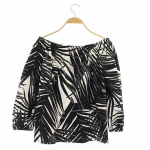 MARC JACOBS 総柄オフショルダーブラウス ホワイト