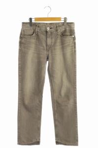 20AW THE LIPSTICK デニムパンツ ジーンズ テーパード ダメージ加工 25 グレー