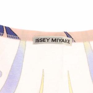 ISSEY MIYAKE Graffitied 総柄ノースリーブカットソー 2 ピンク