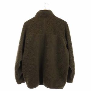 STAMMBAUM ボアジャケット ブルゾン ジップアップ オーバーサイズ F カーキ