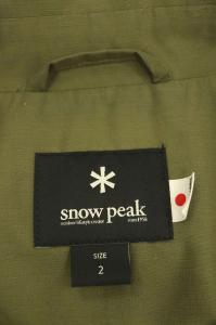 Snow Peak スプリングコート ミリタリー ミドル 2 カーキ