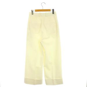 3.1 phillip lim 20SS センタープレスワイドパンツ タック ロールアップ 0 オフホワイト