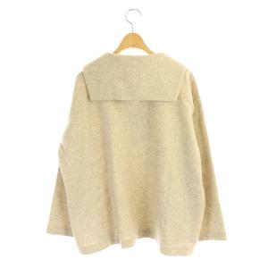 nest Robe ウール セーラートップス セーター 長袖 ベージュ