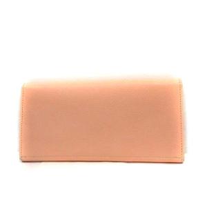 IL BISONTE 長財布 二つ折り カーフレザー ピンク イタリア製