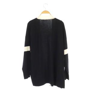 Grace Class 20AW パールニットカーディガン 長袖 36 黒 ブラック