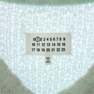 Maison Margiela 19AW Defil eコレクション ニットベスト モヘヤ XS ミントグリーン S29GP0109