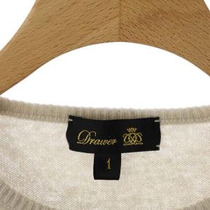 Drawer 14G カシミヤクルーネックニット プルオーバー ベージュ