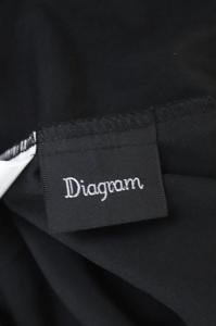 Diagram GRACE CONTINENTAL 21SS サテンティアードスカート ロング フレア ギャザー チェック