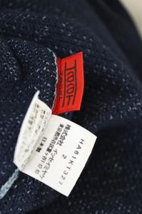 HaaT イッセイミヤケ ノースリーブニットワンピース ライトブルー