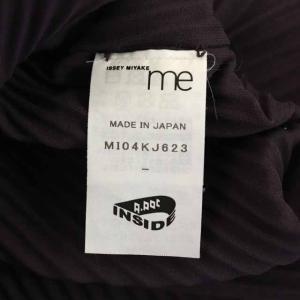 me ISSEY MIYAKE 20AW プリーツカットソー チュニック プルオーバー パープル