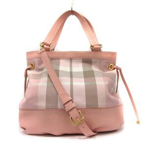 BLUE LABEL CRESTBRIDGE トートバッグ ショルダーバッグ 2way チェック 巾着