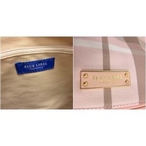 BLUE LABEL CRESTBRIDGE トートバッグ ショルダーバッグ 2way チェック 巾着