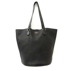 ジャクソンストリート クリスティーン レザートートバッグ ブラック