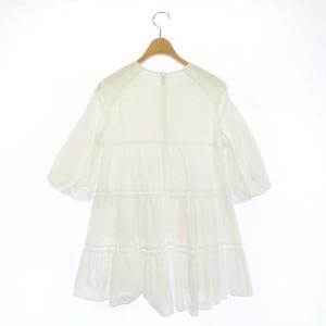 BORDERS at BALCONY 19SS BALLERINA TOP ブラウス 36 ホワイト