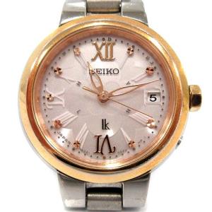 SEIKO ルキア LUKIA 腕時計 スウォッチ フラワーパーティ ソーラー電波 シルバー色 ゴールド色 ピンクゴールド色 SSVW06